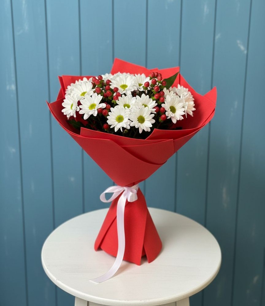 Букет цветов из: Хризантемы в Калиновке