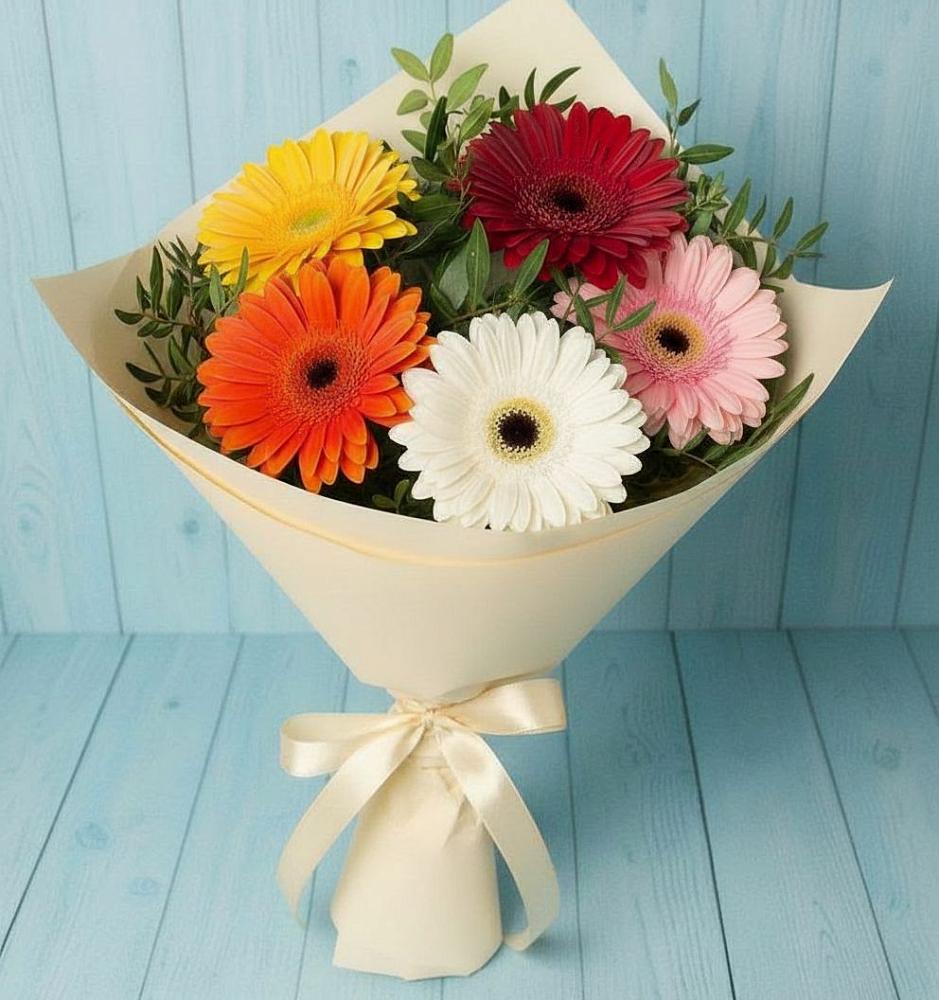 Букет цветов из: Герберы в Калиновке