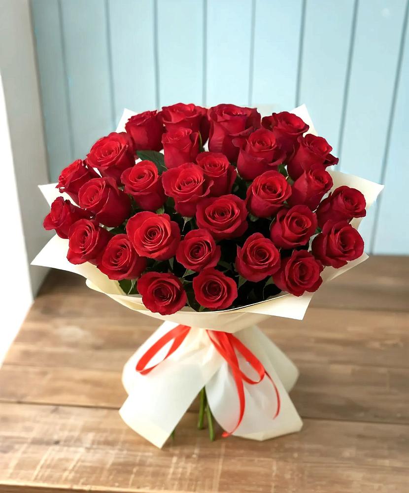 Букет 29 Красных роз в Калиновке