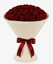 Букет 101 Бордовая роза Блэк Бакарра в Калиновке
