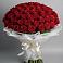 Букет 101 Красная роза Блэк Мэджик в Калиновке