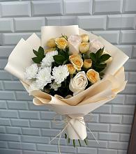 Букет цветов из:  Розы и Хризантемы #REPLACE_PRED# Калиновке