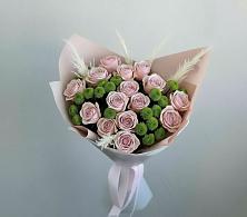 Букет цветов из:  Розы и Хризантемы в Калиновке