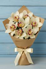 Букет цветов из:  Орхидеи и Розы в Калиновке